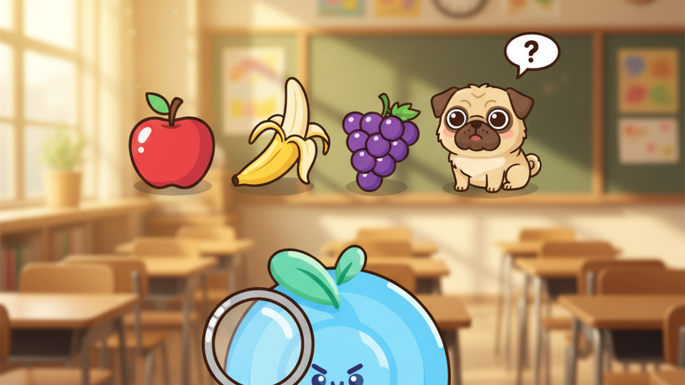 Odd One Out game - find what doesn't belong