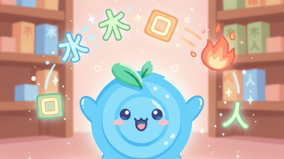 Chinese Radicals game - learn character building blocks